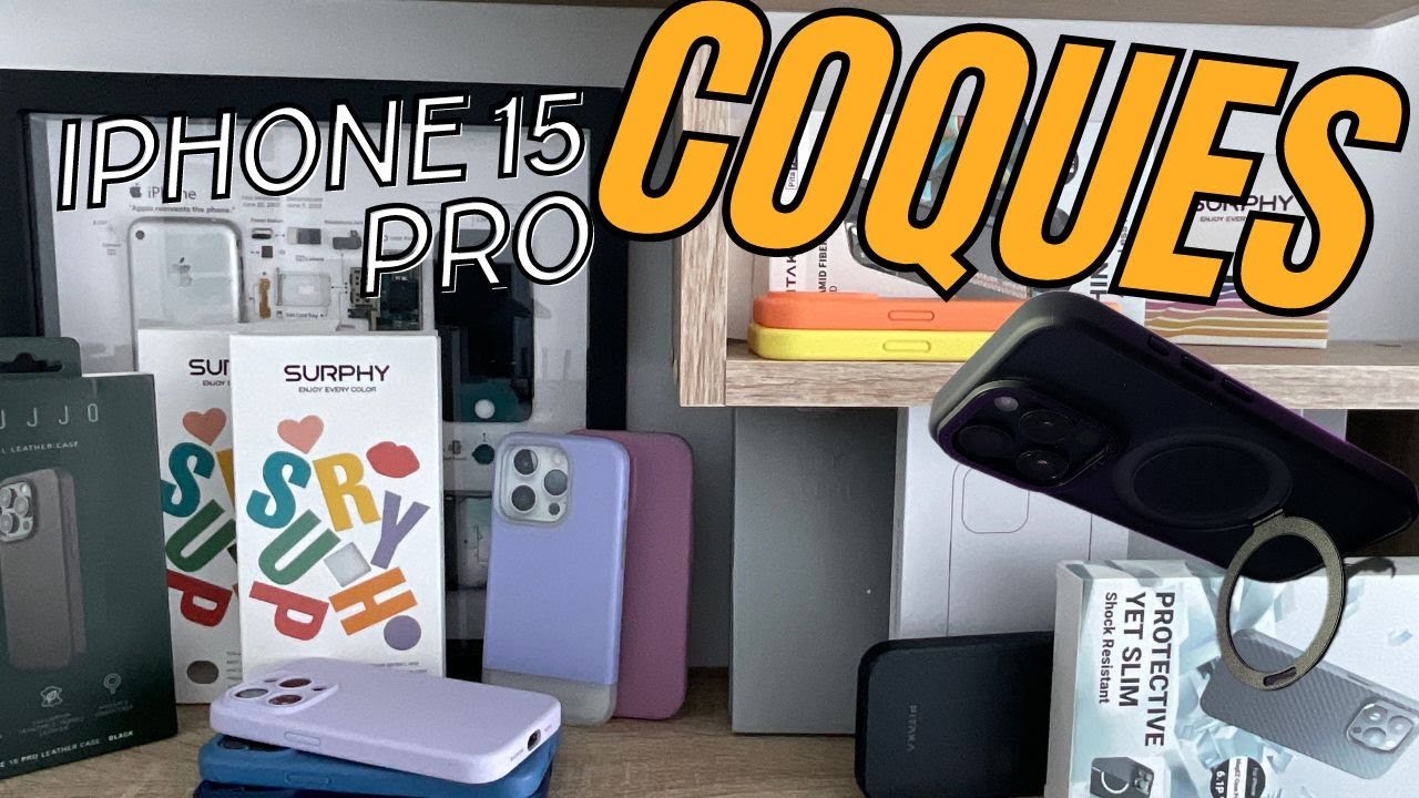 Coques pour iPhone 15 Pro. Quelle coque choisir pour votre nouvel iPhone?