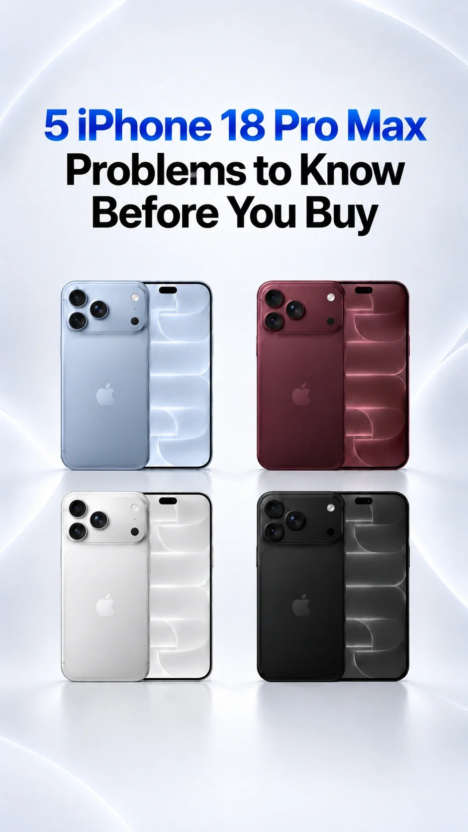 5 iPhone 18 Pro Max Problems to Know Before You Buy