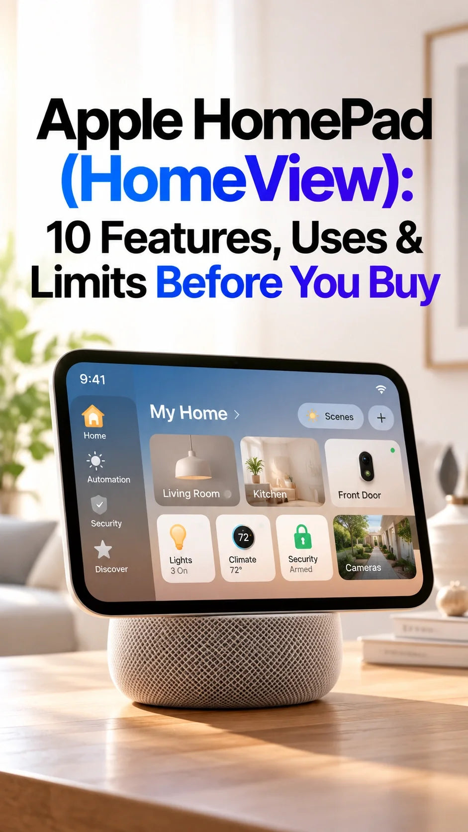 Apple HomePad (HomeView): 10 Features, Uses & Limits Before You Buy