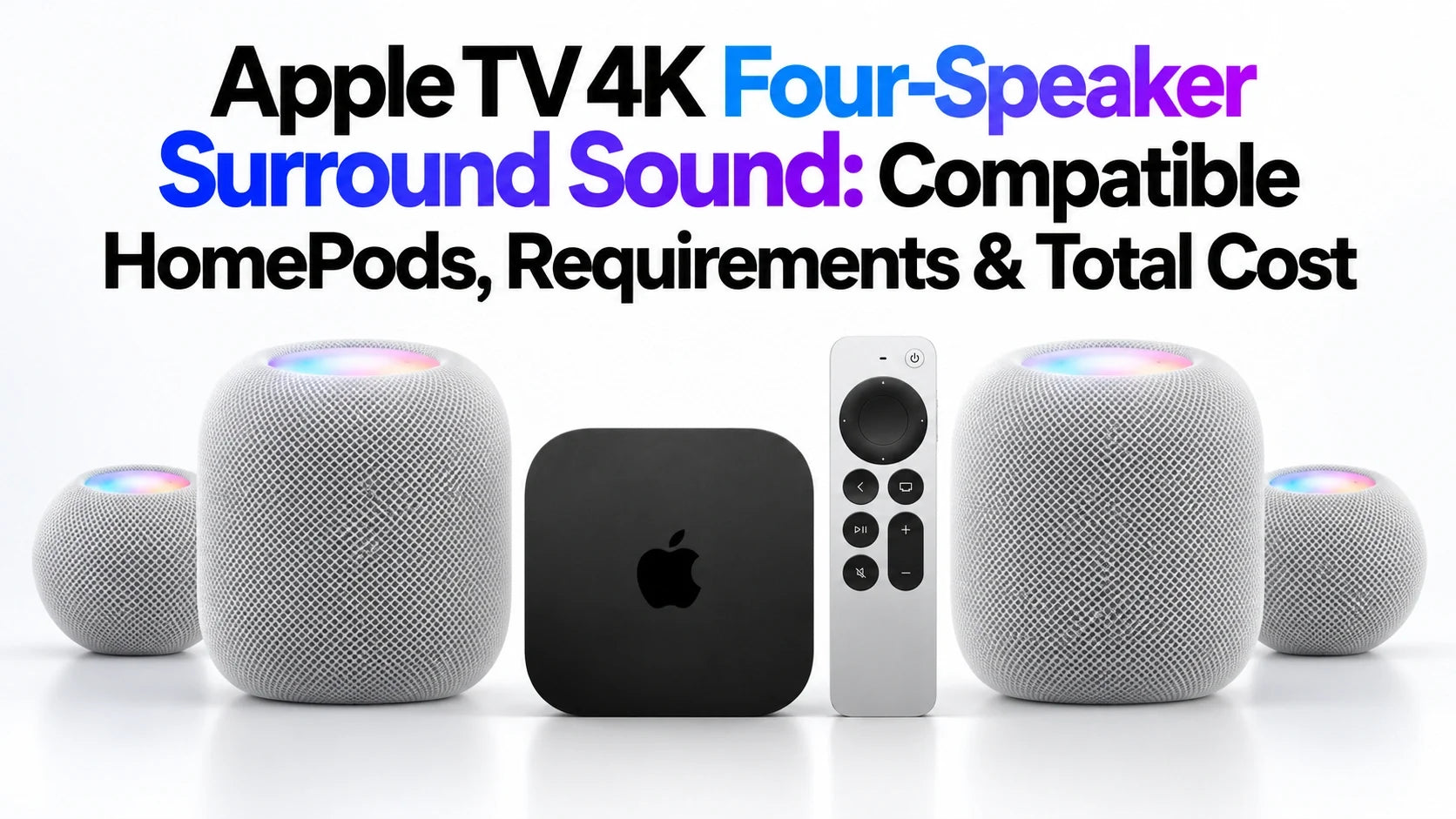 Apple Adds Surround Sound to Apple TV 4K, HomePods