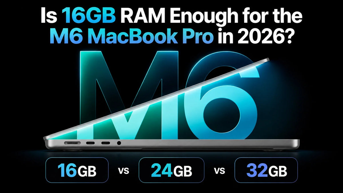 Is 16GB RAM Enough for the M6 MacBook Pro in 2026? 16GB vs 24GB vs 32GB