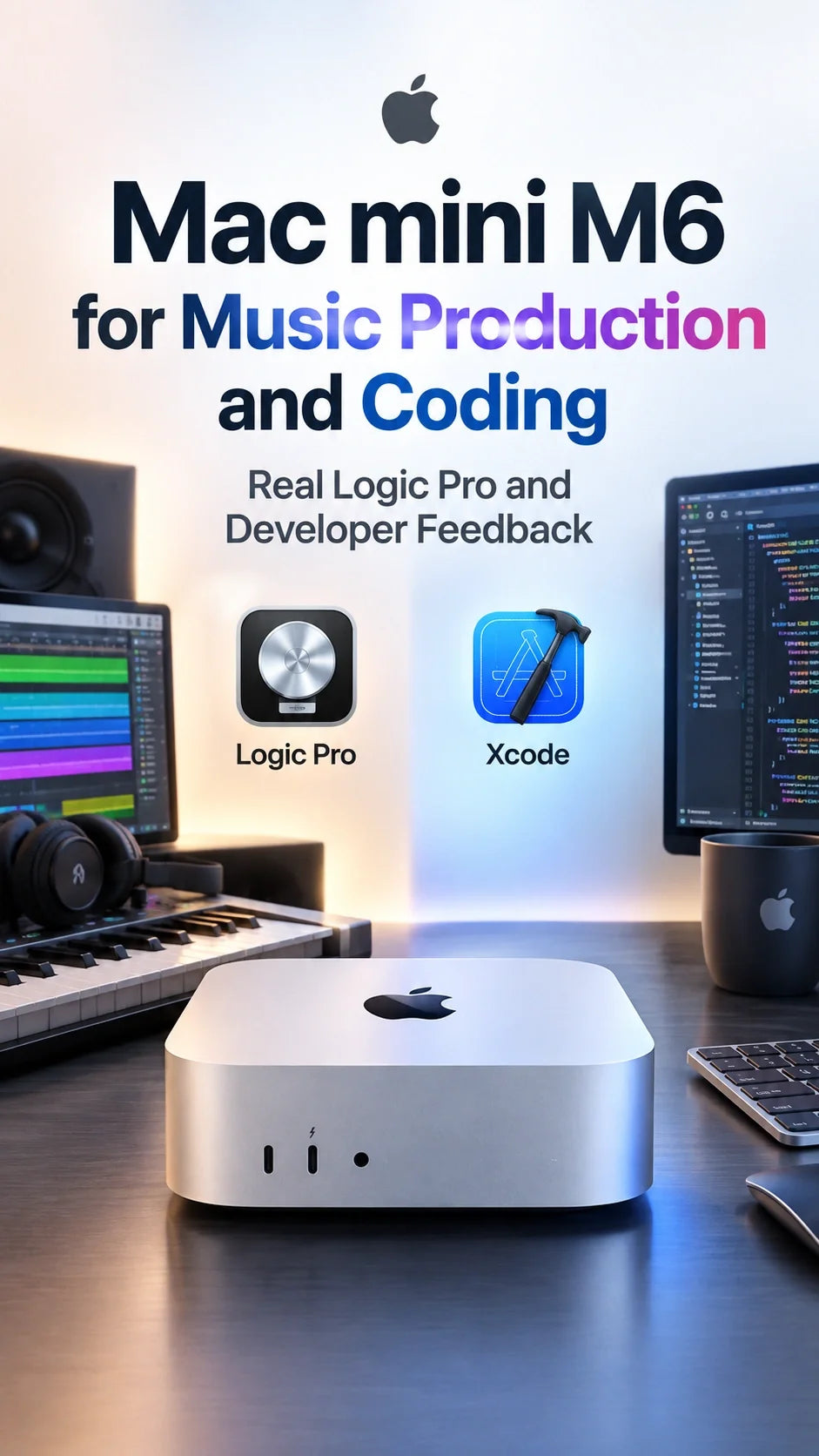 Mac mini M6 for Music Production and Coding: Real Logic Pro and Developer Feedback