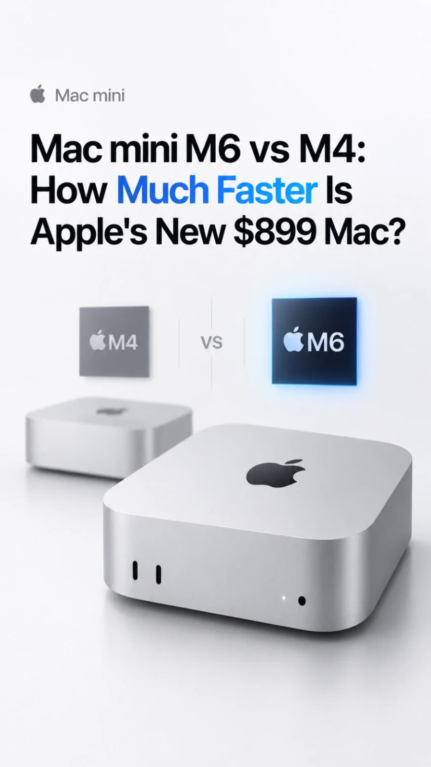 Mac mini M6 vs M4: How Much Faster Is Apple's New $899 Mac?
