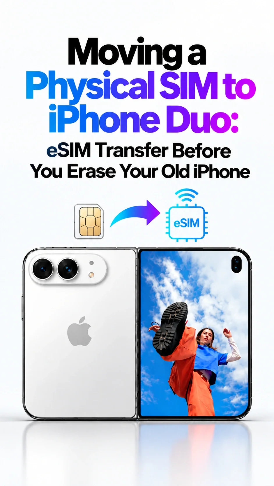 Moving a Physical SIM to iPhone Duo: eSIM Transfer Before You Erase Your Old iPhone