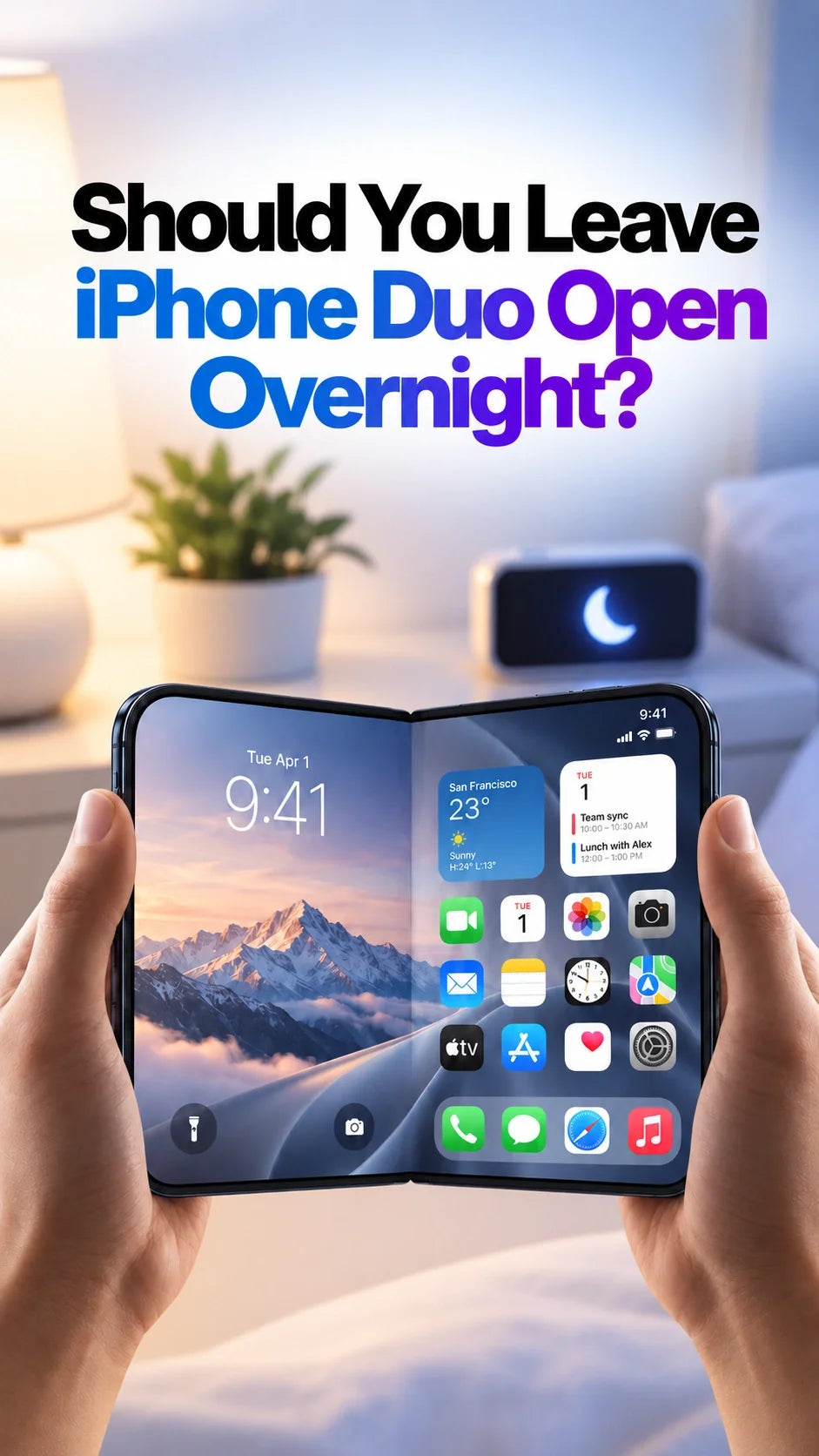 Should You Leave iPhone Duo Open Overnight?