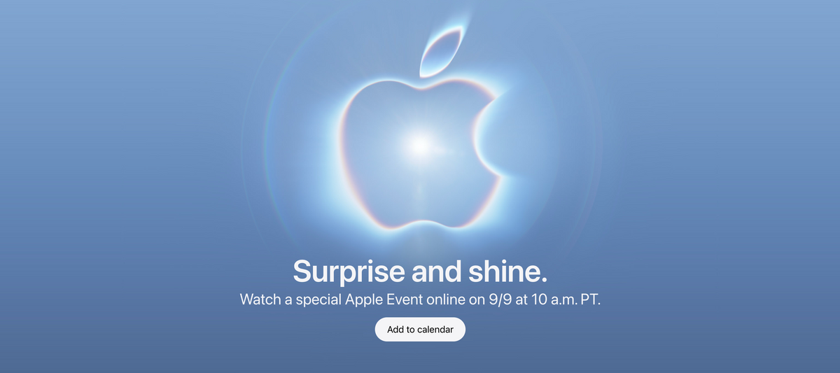 Apple Event 2026 Officially Announced: September 9 at 10 a.m. PT