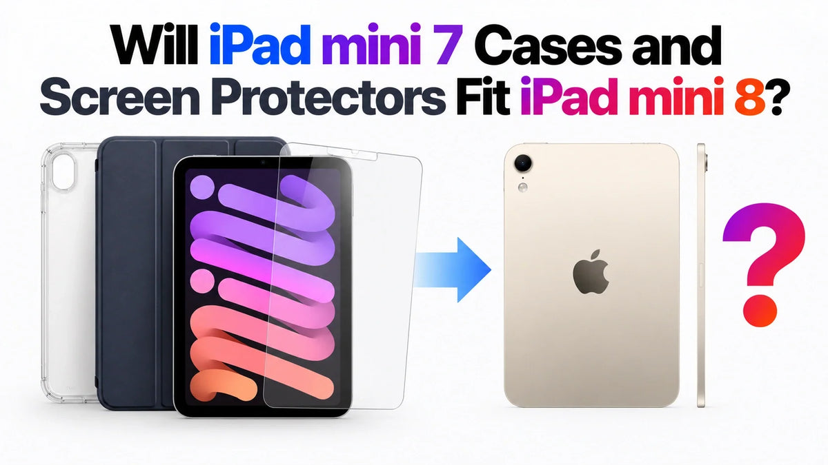 Will iPad mini 7 Cases and Screen Protectors Fit iPad mini 8?