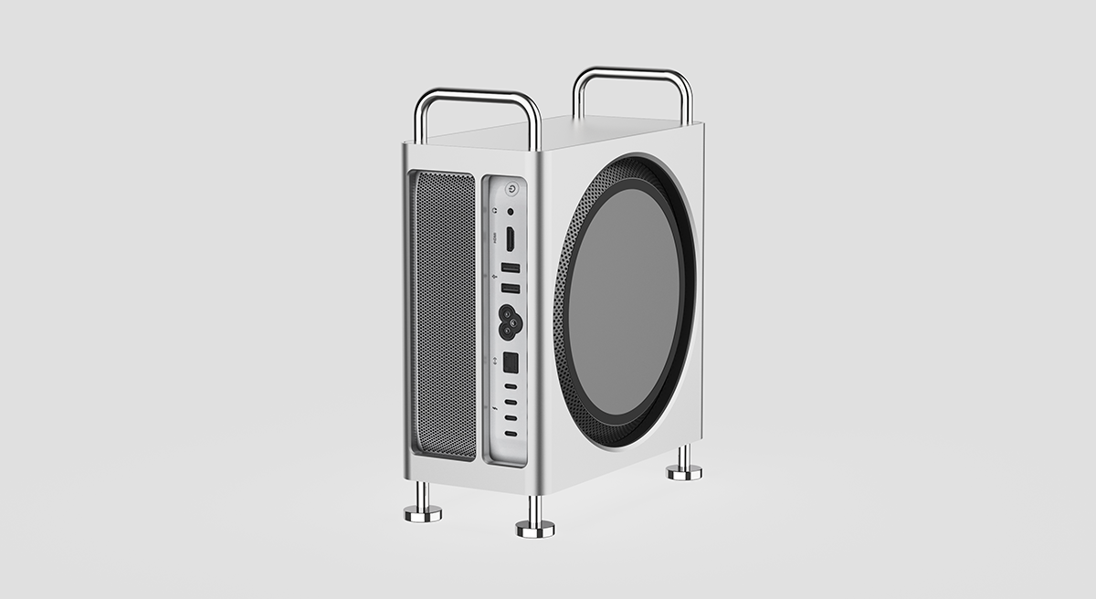 Transforme su Mac Studio en un mini Mac Pro con el estuche de aluminio ZEERA MacForge Studio