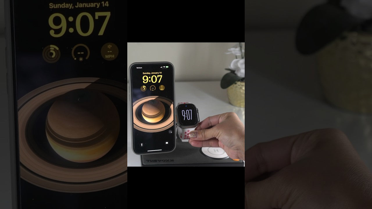 Zeera x THEVOXN 5-in-1 Dual MagSafe charger w premium nylon braid #zeera #magsafecharger