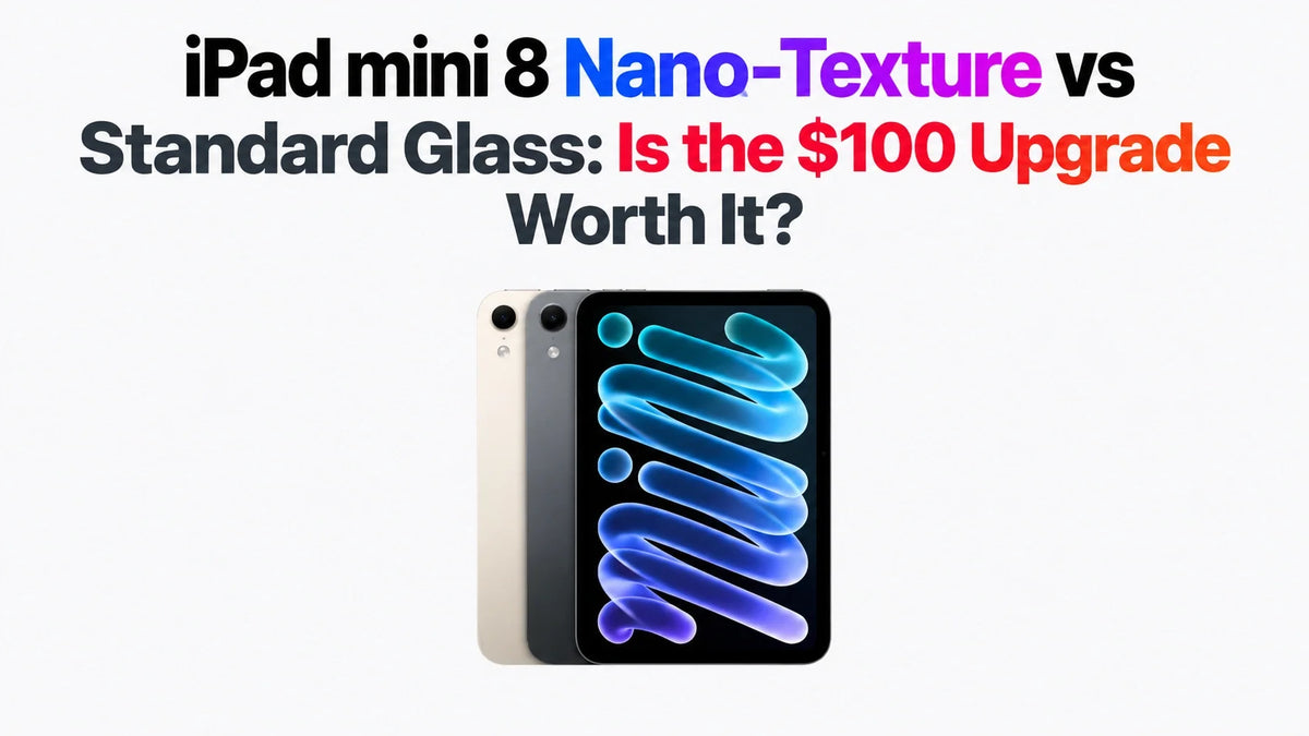 iPad mini 8 Nano-Texture vs Standard Glass: Is the $100 Upgrade Worth It?