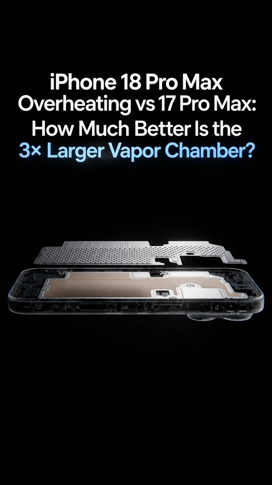 iPhone 18 Pro Max Overheating vs 17 Pro Max: How Much Better Is the 3× Larger Vapor Chamber?