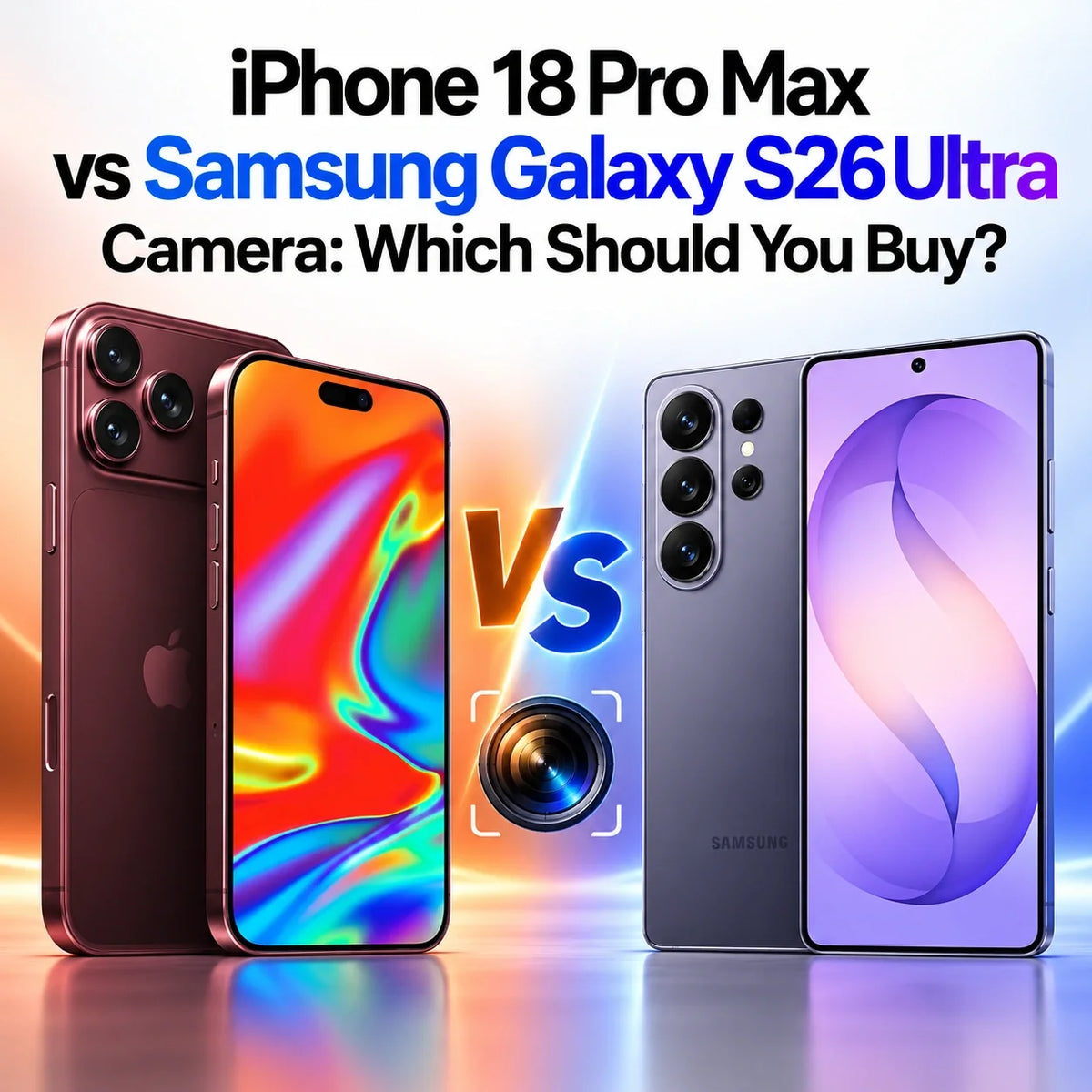 iPhone 18 Pro Max vs Samsung Galaxy S26 Ultra Camera: Which Should You Buy?