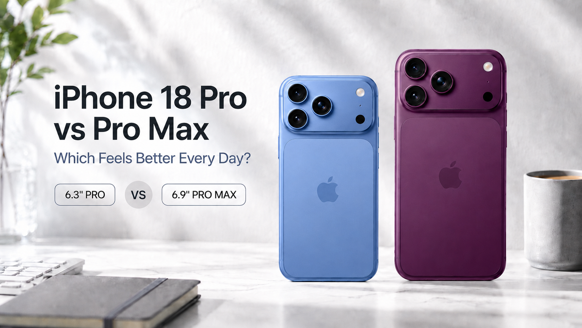 iPhone 18 Pro vs iPhone 18 Pro Max: Which Should You Buy in 2026?