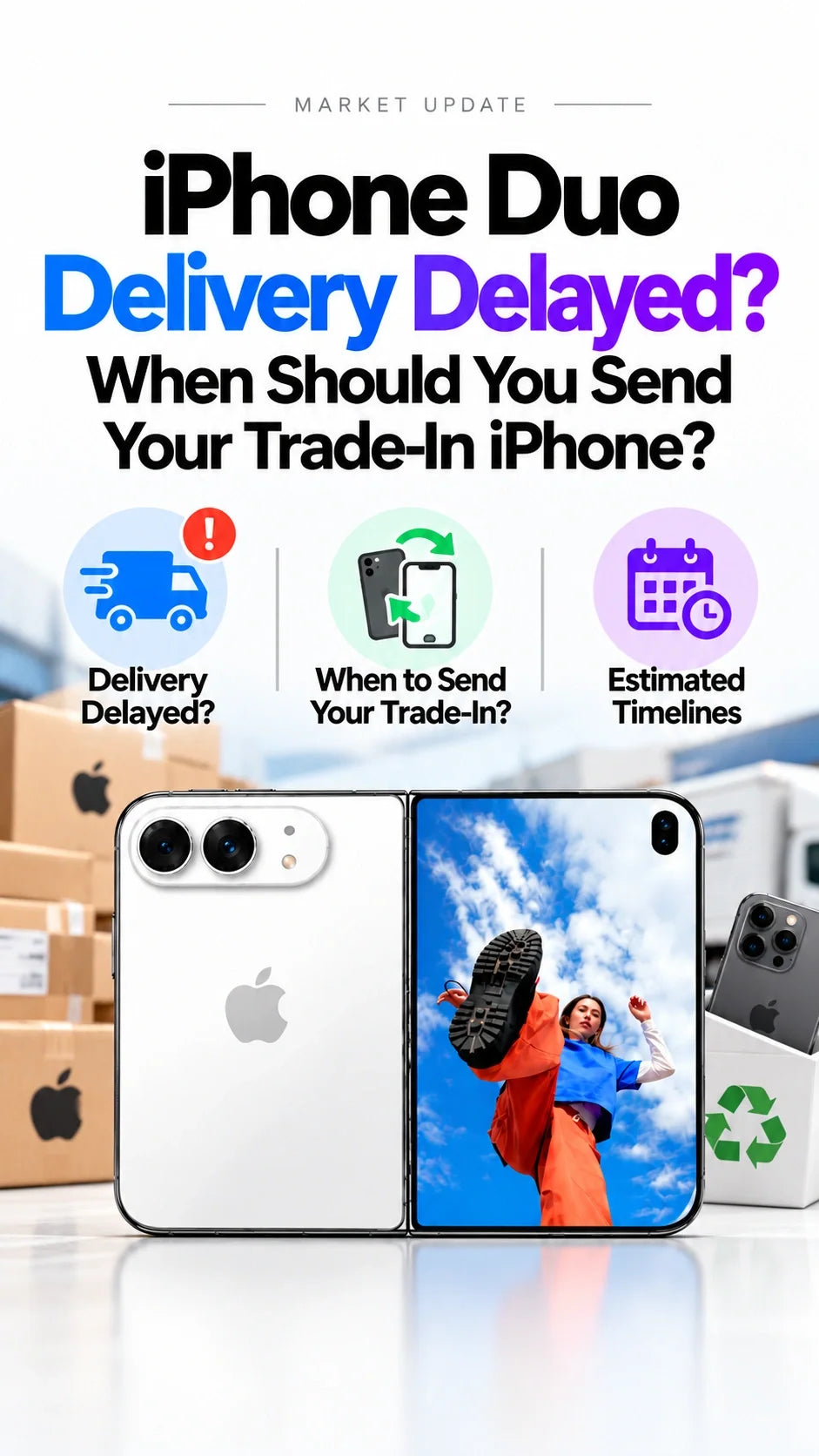 iPhone Duo Delivery Delayed? When Should You Send Your Trade-In iPhone?