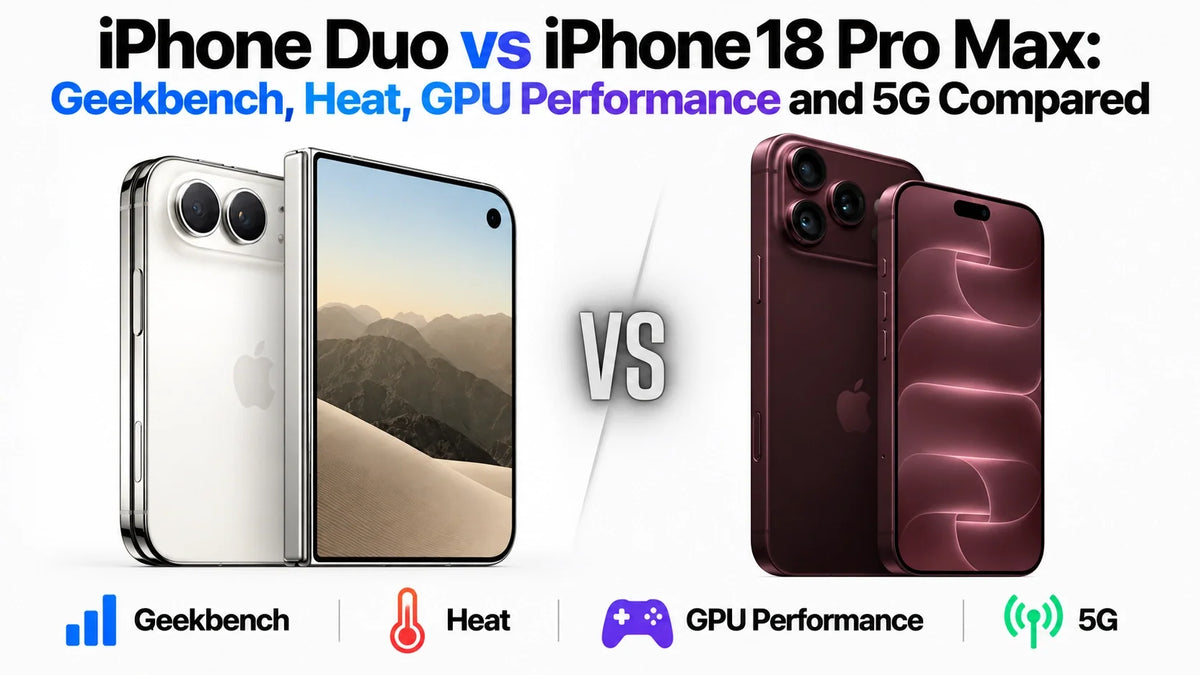 iPhone Duo vs iPhone 18 Pro Max: Geekbench, Heat, GPU Performance and 5G Compared