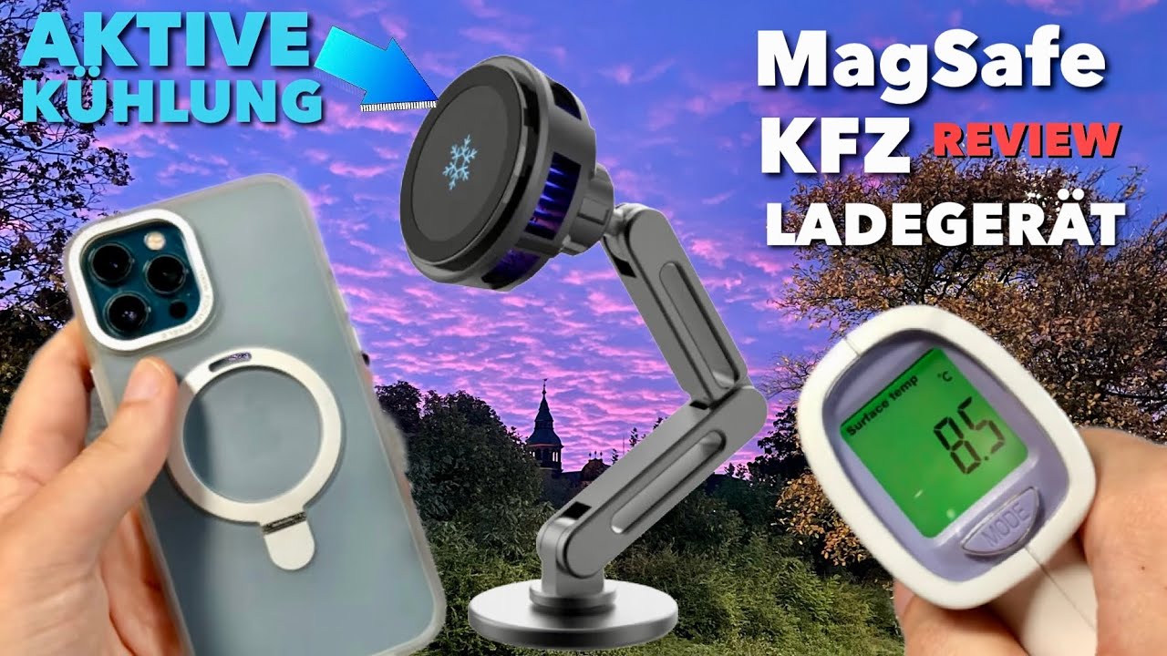 thumbnail image 2 of Lamicall 15W MagSafe Car Mount Charger - Magnetic Vent/Dashboard Holder With Fast Wireless Charging For IPhone 2 of 9