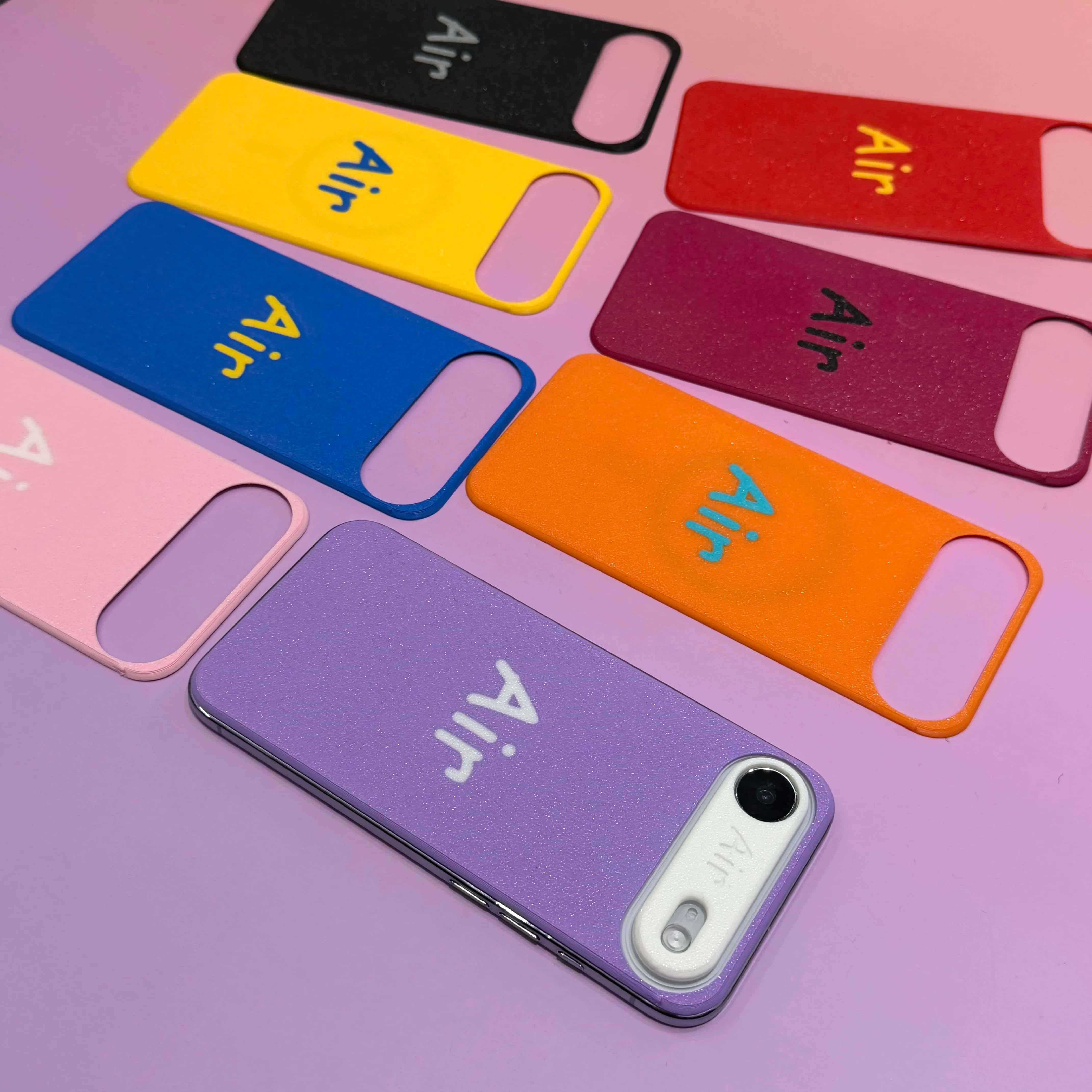 minimal magnetic back plate for iPhone Air with MagSafe enhancement