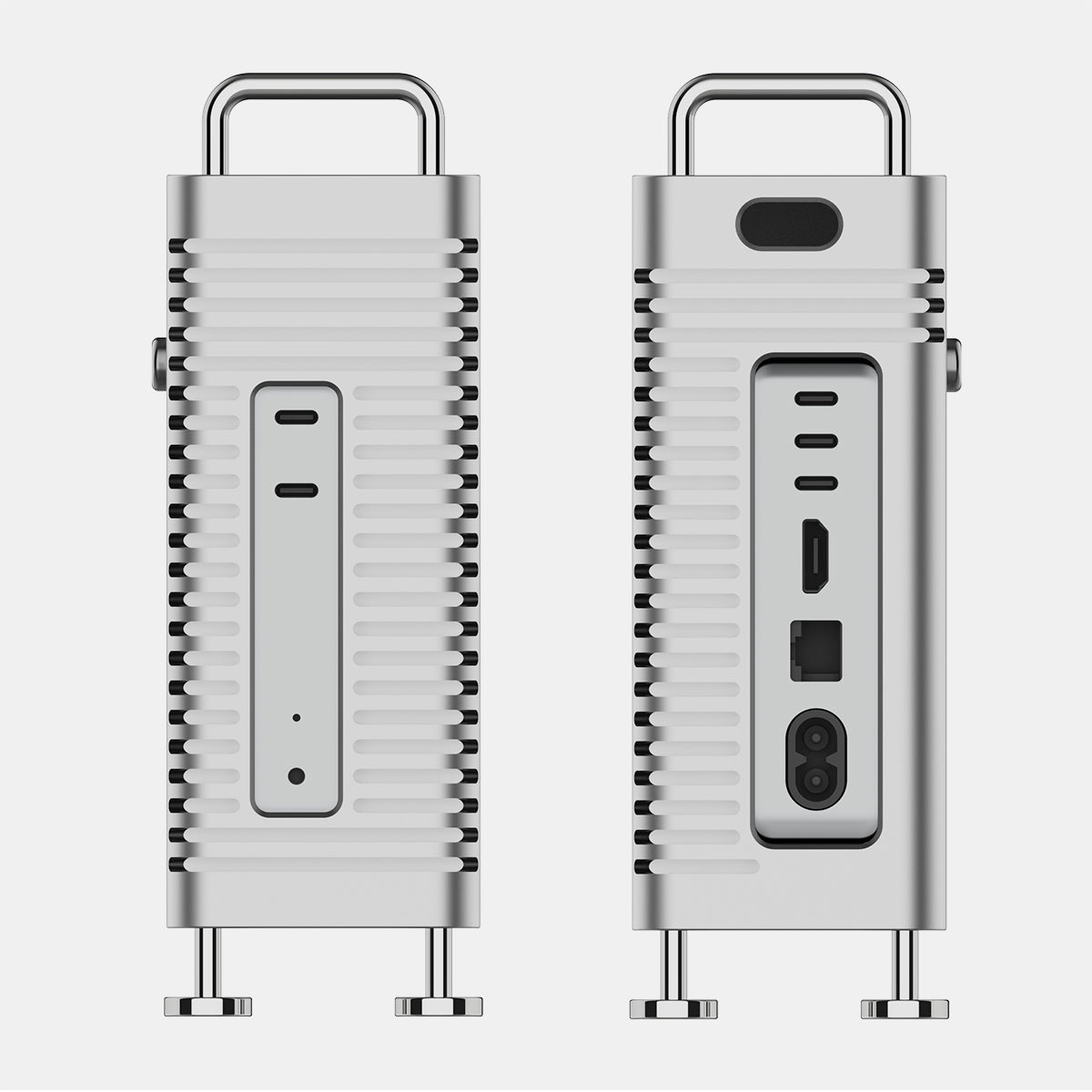 ZEERA MacForge Gen2 : Boîtier en aluminium CNC pour Mac Mini M4 & M4 Pro 2024 avec un design inspiré du Mac Pro
