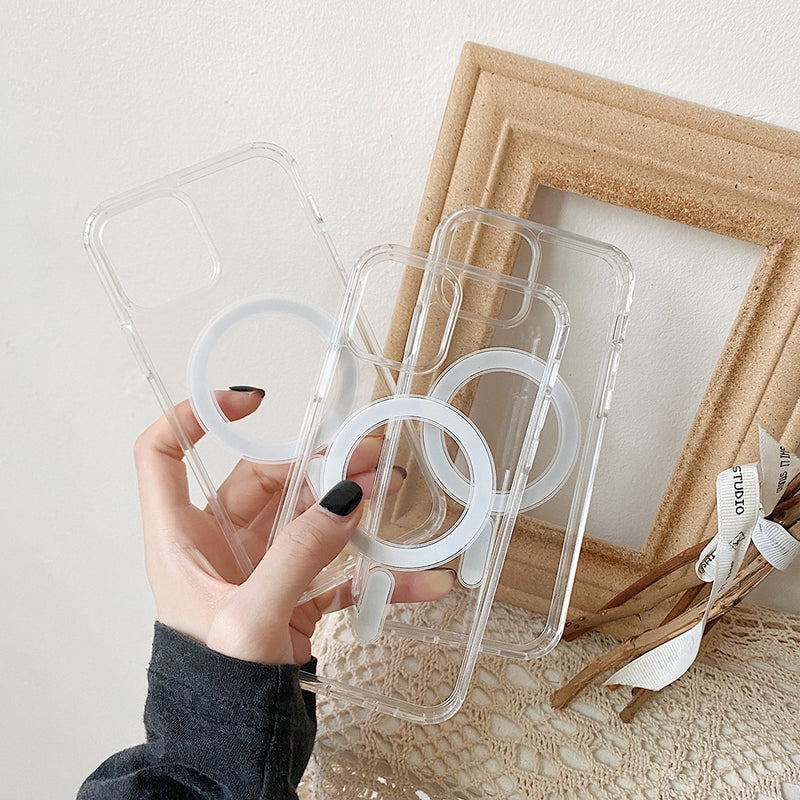 [BUY 1 GET 1 FREE] ZEERA Clear MagSafe Case for iPhone 15, iPhone 15 Plus, iPhone 15 Pro, iPhone 15 Pro Max