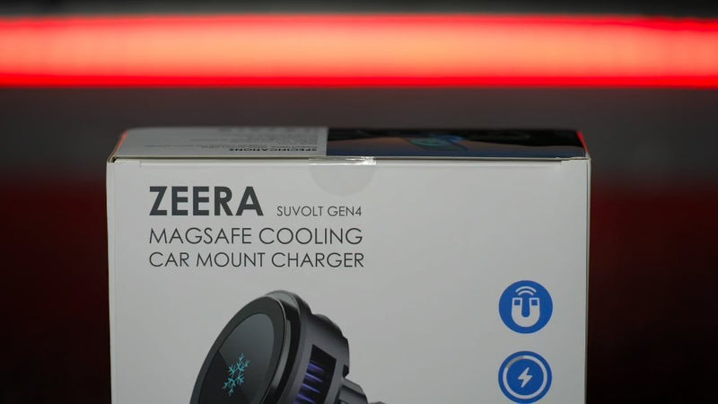 Zeera ZuVolt Gen4 MagSafe Car Charging with Cooling 🥶❄️