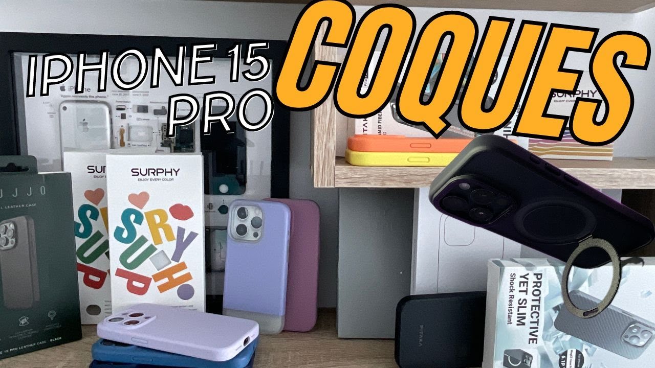 Coques pour iPhone 15 Pro. Quelle coque choisir pour votre nouvel iPhone?