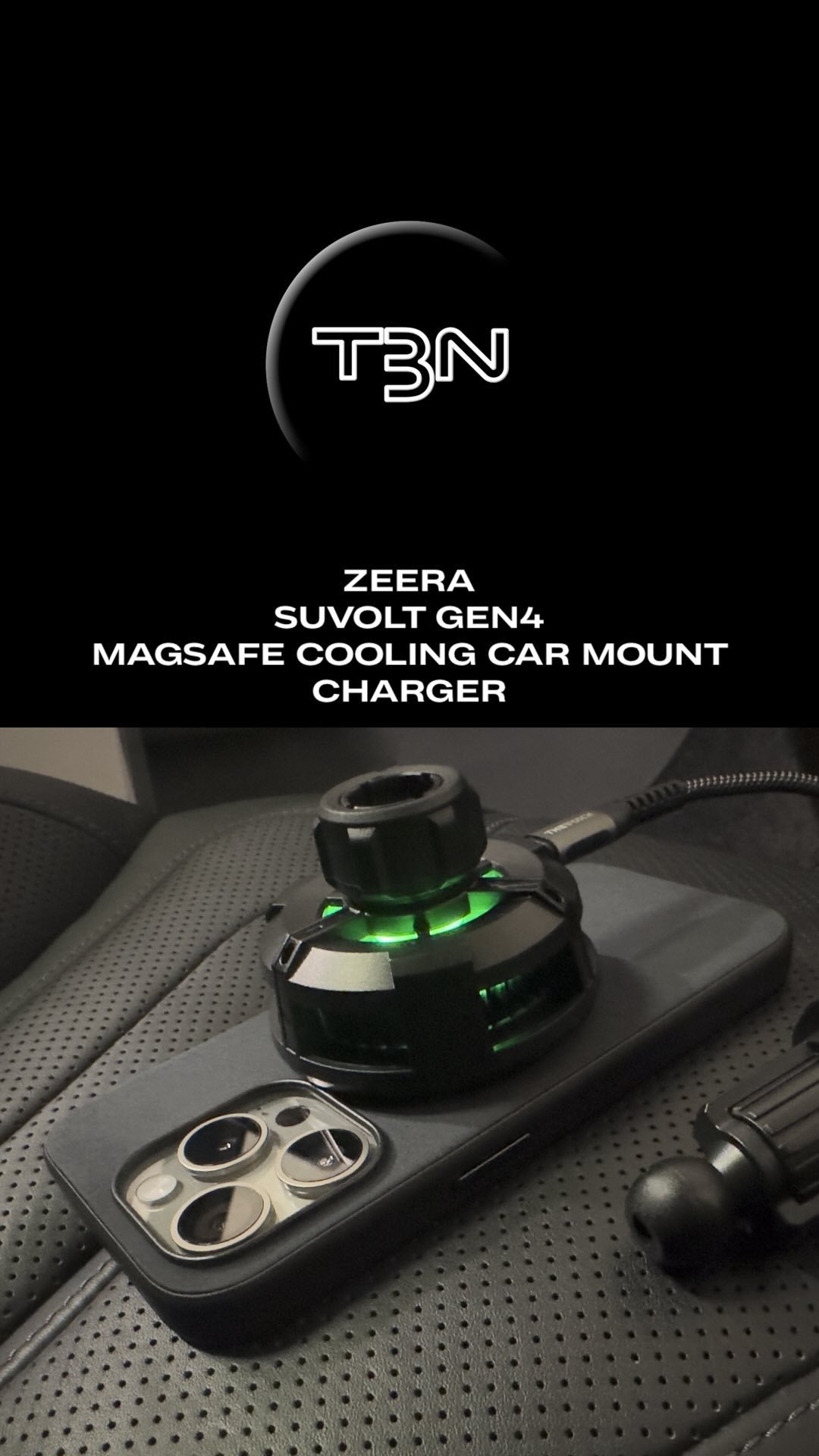 ZEERA SUVOLT GEN4 MAGSAFE COOLING CAR MOUNT CHARGER