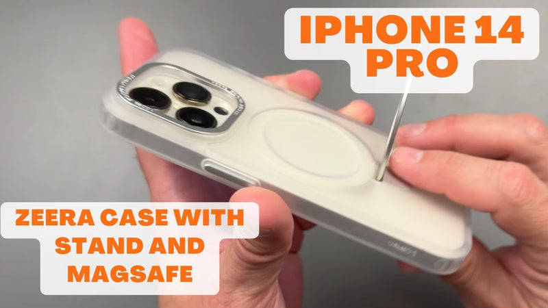 iPhone 14 Pro - Zeera Case Review | With Kickstand and MagSafe!