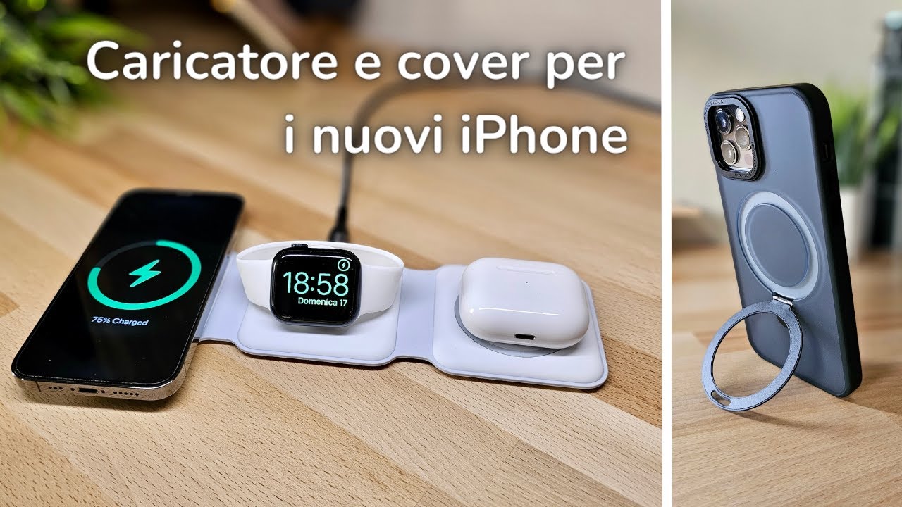 Zeera Wireless Caricatore e cover per i nuovi iPhone