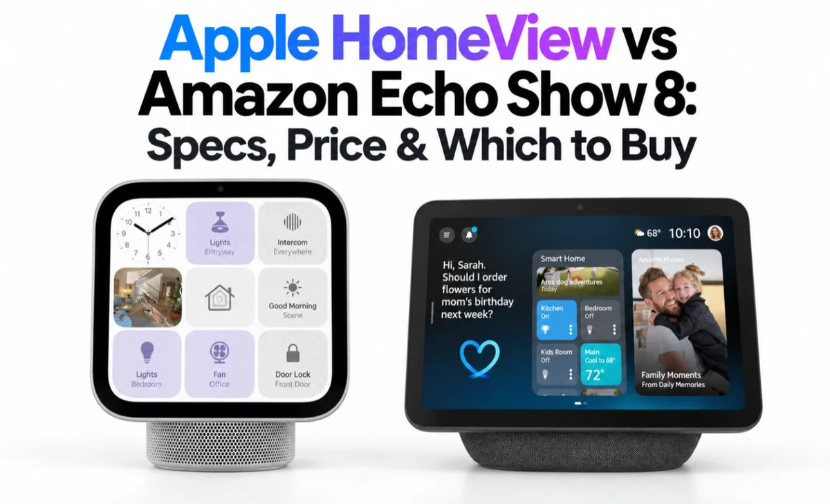 Apple HomeView vs Amazon Echo Show 8: Specs, Price & Which to Buy