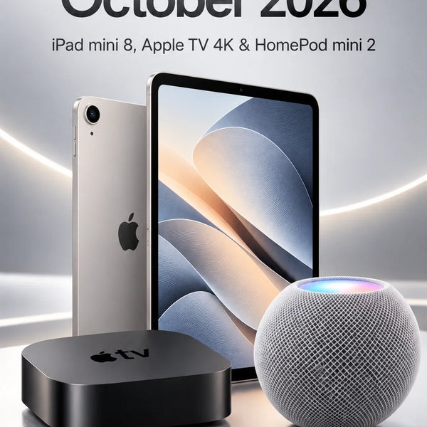 Apple October 2026: iPad mini 8, Apple TV 4K & HomePod mini 2 | ZEERA