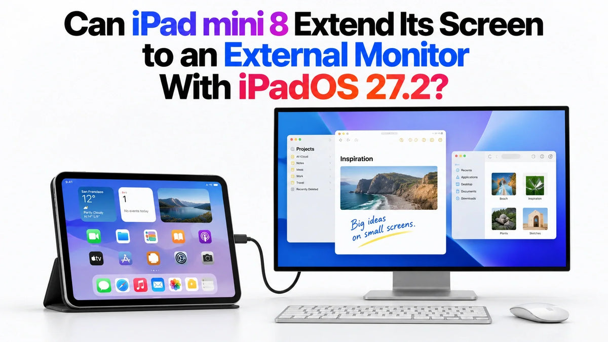 Can iPad mini 8 Extend Its Screen to an External Monitor With iPadOS 27.2?