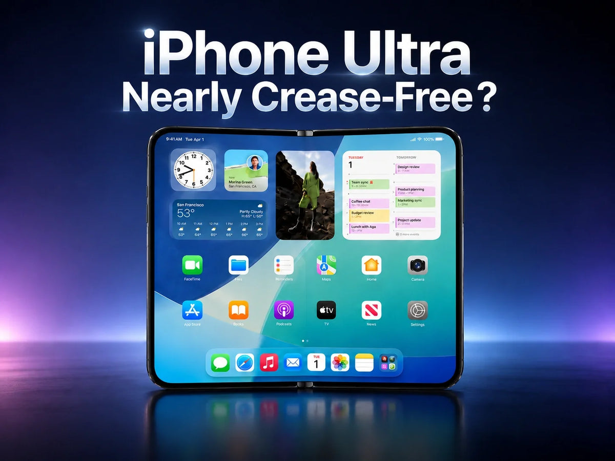 How Visible Will the iPhone Ultra Crease Be? What “Nearly Crease-Free” Really Means