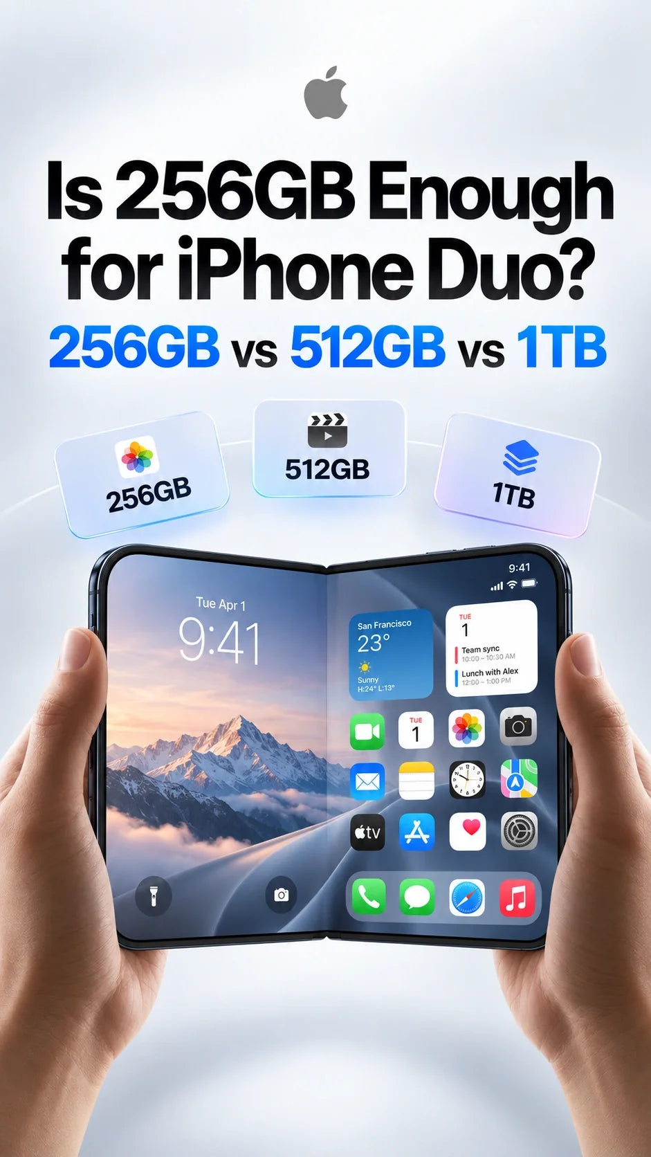 Is 256GB Enough for iPhone Duo? 256GB vs 512GB vs 1TB