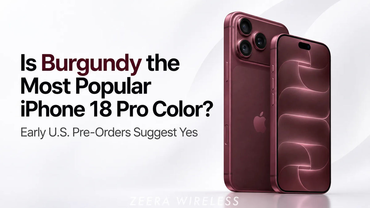 Is Burgundy the Most Popular iPhone 18 Pro Color? Early U.S. Pre-Orders Suggest Yes