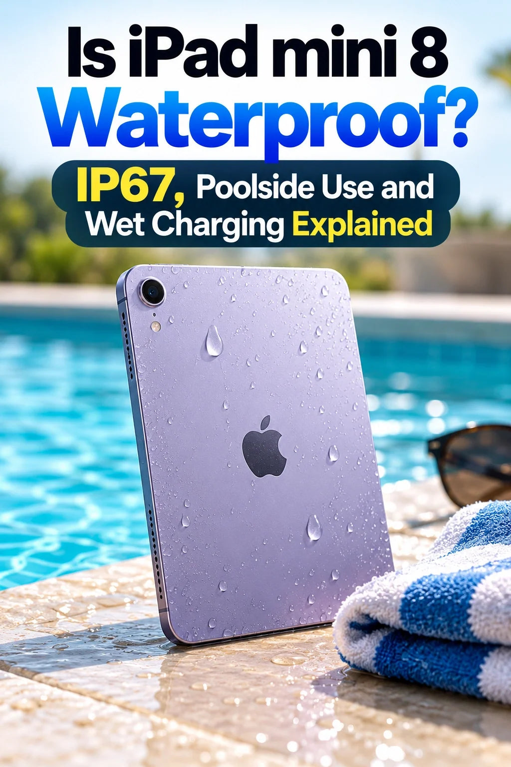 Is iPad mini 8 Waterproof? IP67, Poolside Use and Wet Charging Explained