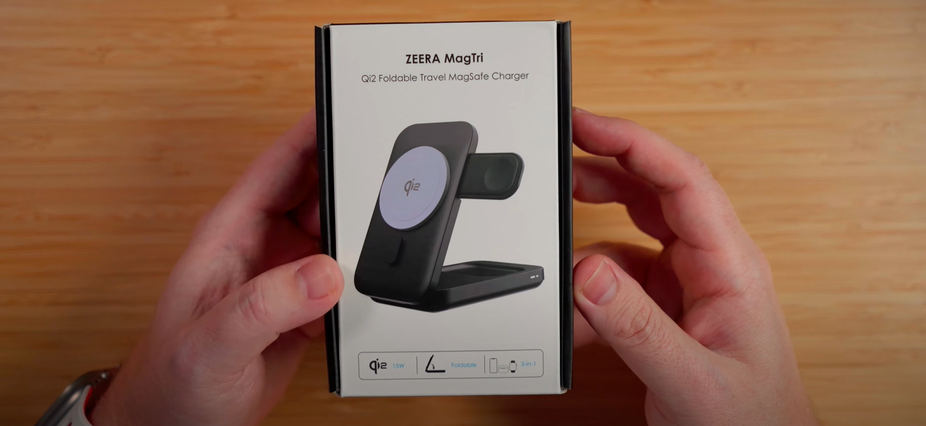 ZEERA MagTri Qi2 Foldable MagSafe Charger