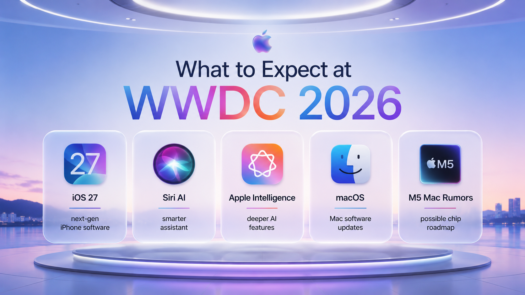 Ios Product Graphics WWDC 2026 New Products: iOS 27, Siri AI, Mac Rumors & iPhone Updates