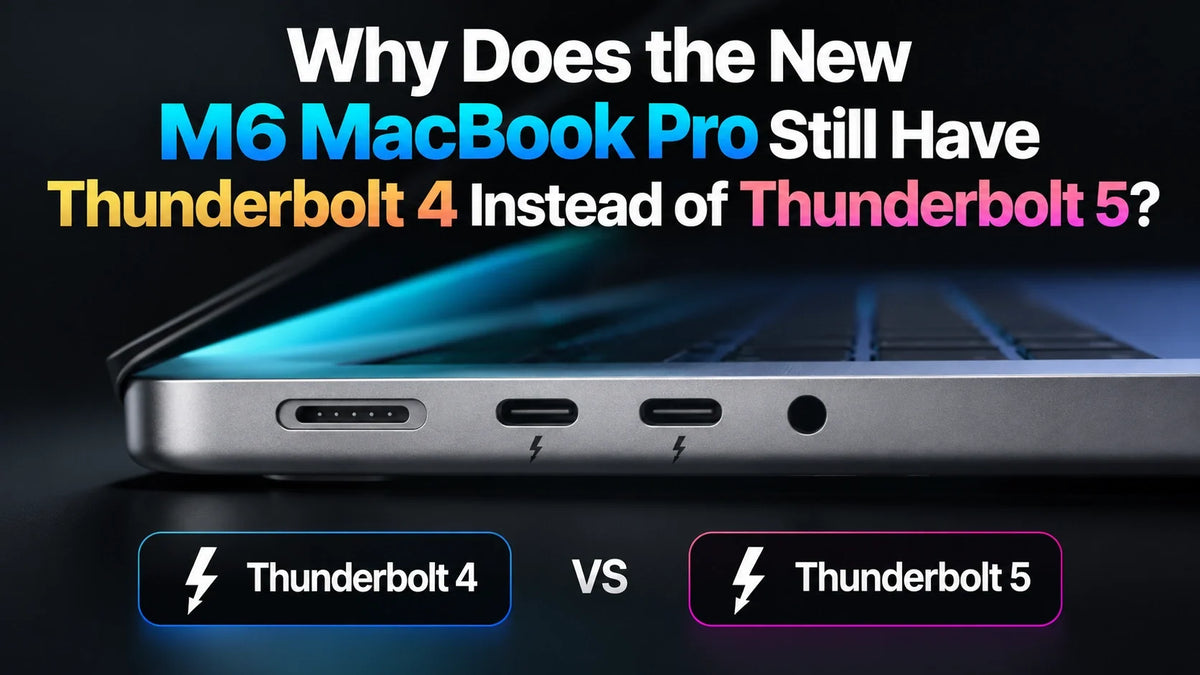 Why Does the New M6 MacBook Pro Still Have Thunderbolt 4 Instead of Thunderbolt 5?