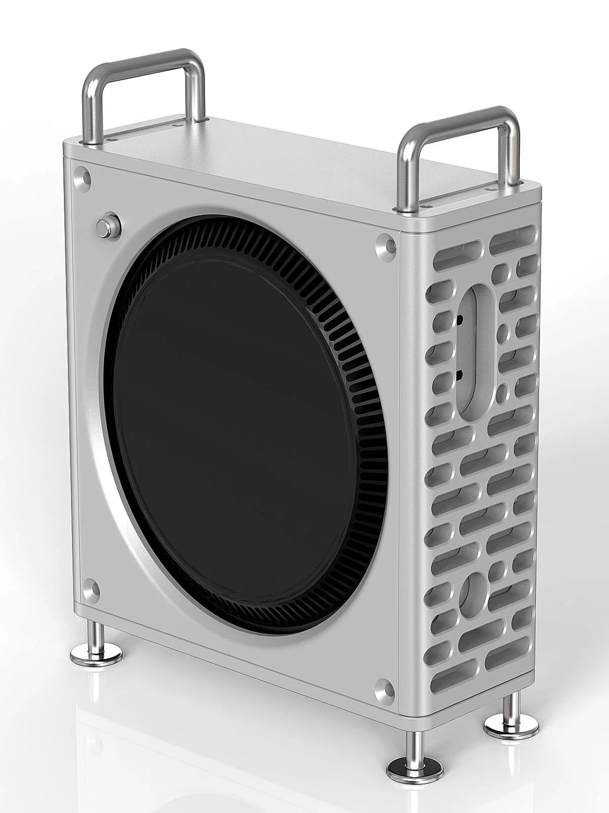 Custodia Rigida EVA Da Viaggio Per Mac Mini M4 Pro/M4 2024 - Portatile Protettiva Con Tasca Per Tastiera, Mouse E Cavi - Colore Rosa