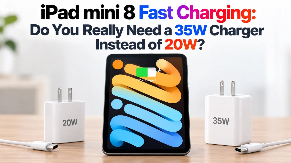 iPad mini 8 Fast Charging: 20W vs 35W Charger Explained