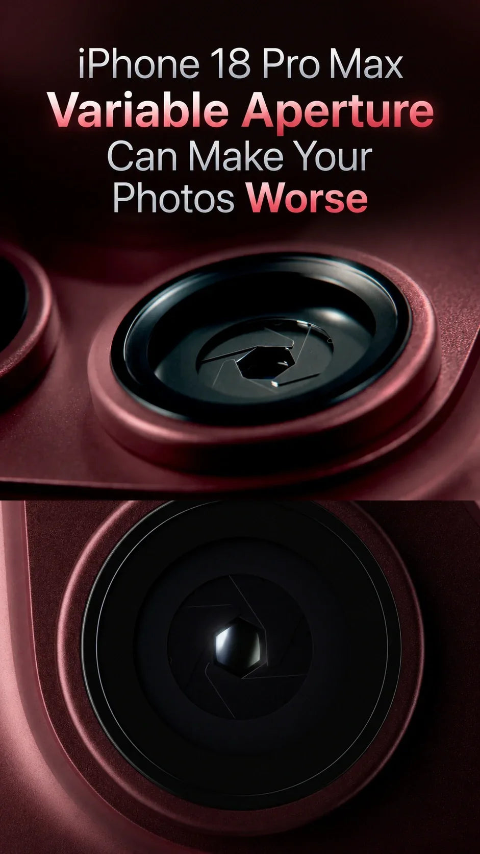 iPhone 18 Pro Max Variable Aperture Can Make Your Photos Worse—ZEERA’s Real-World Test