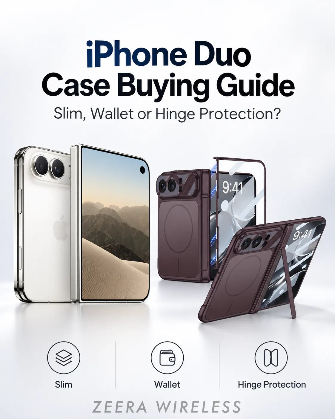 iPhone Duo Case Buying Guide: Slim, Wallet or Hinge Protection?