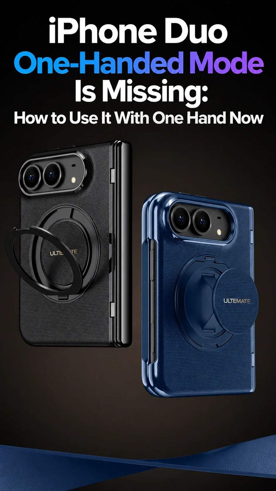 iPhone Duo One-Handed Mode Is Missing: How to Use It With One Hand Now