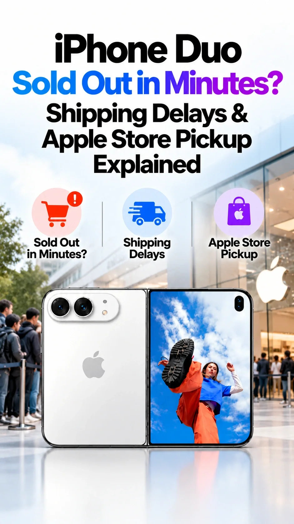 iPhone Duo Sold Out in Minutes? Shipping Delays & Apple Store Pickup Explained