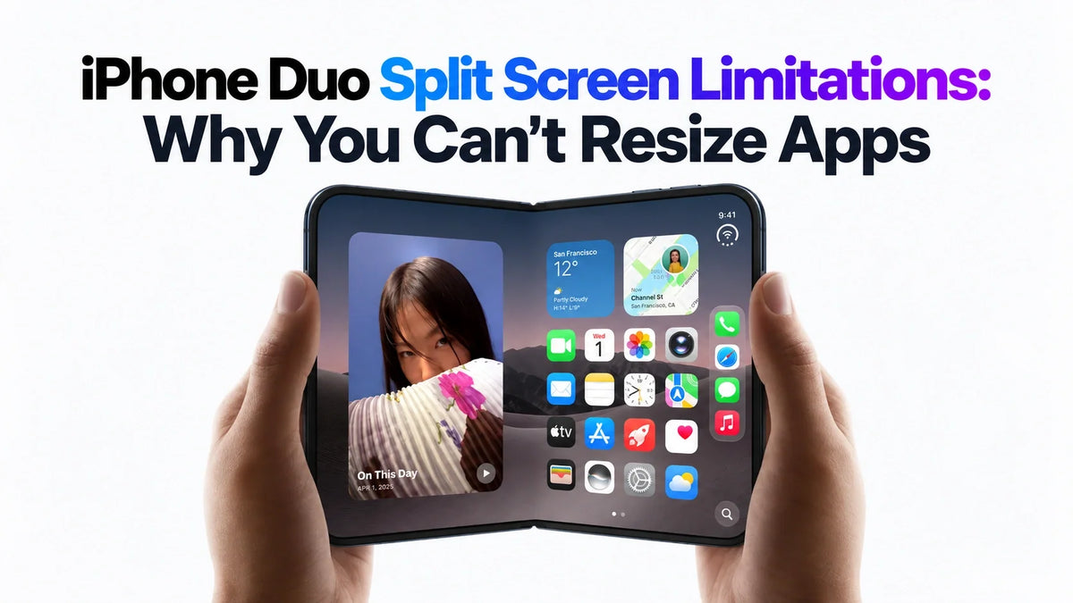 iPhone Duo Split Screen Limitations: Why You Can't Resize Apps