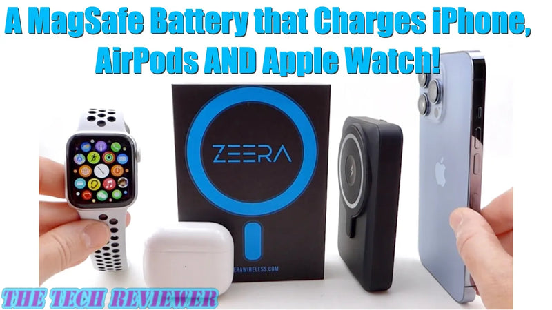 A MagSafe battery that charges iPhone, AirPods AND Apple Watch? 10k mAh ZEERA MagVolt Gen4 delivers!