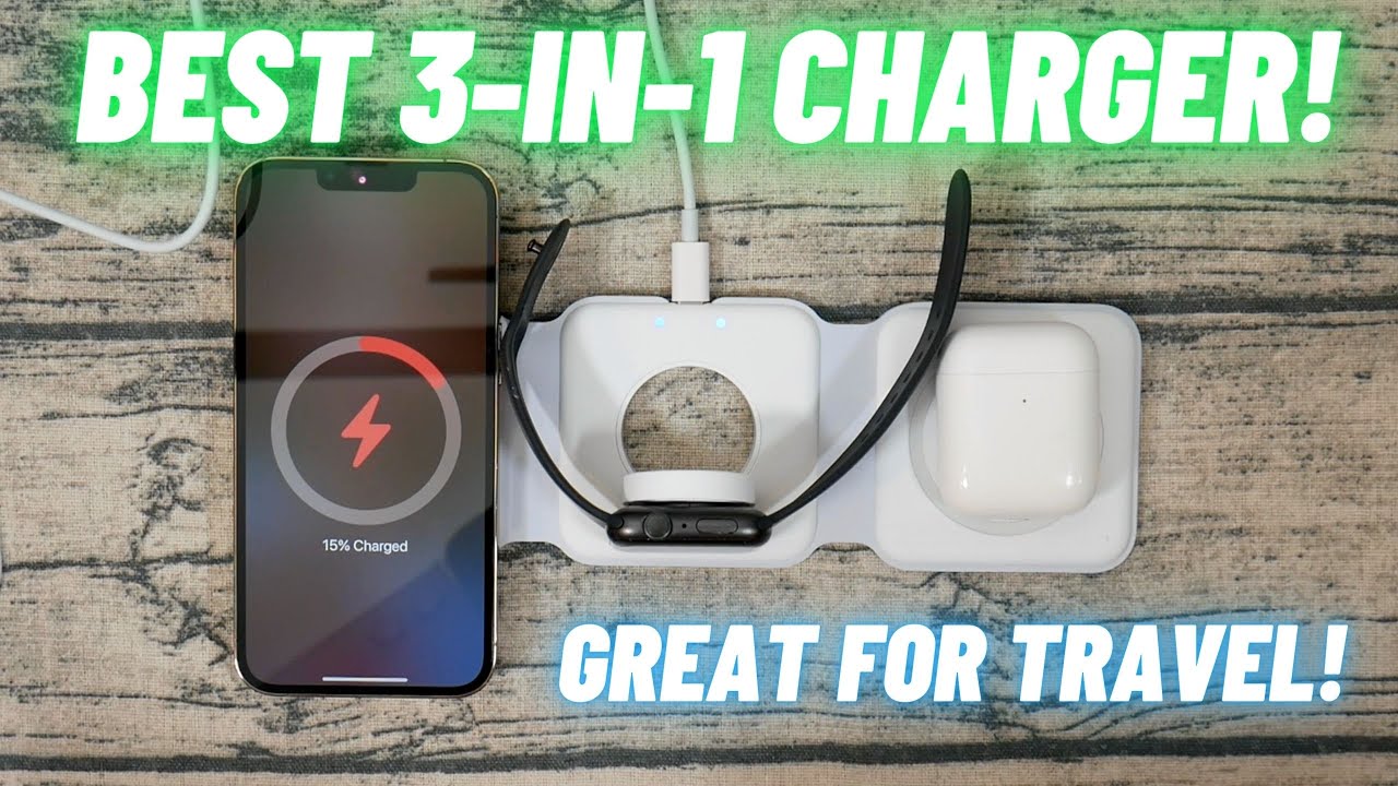 ZEERA MegFold - THE BEST 3-in-1 Travel Charger for iPhone, Apple Watch, and AirPods?🔋 + CASE Review