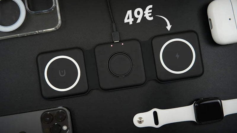 A 49€ può essere un'alternativa alla basetta Apple? Zeera Wireless Charger 3 in 1.
