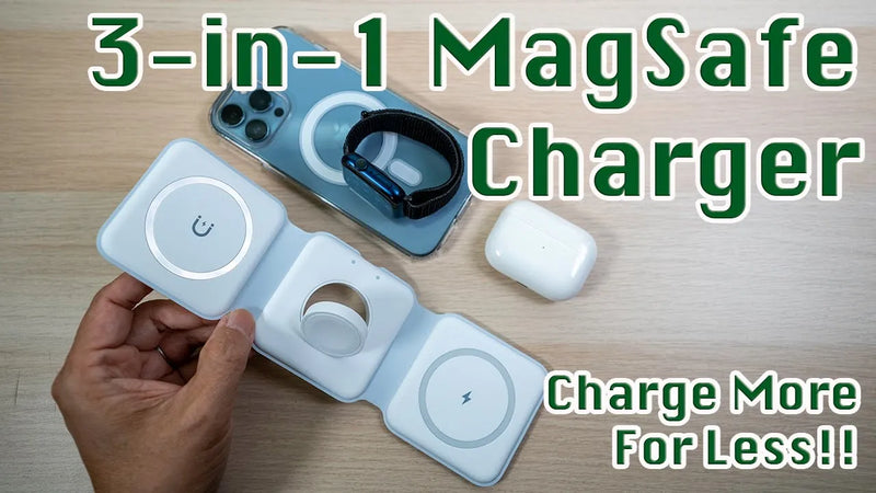 Affordable MegSafe Duo Alternative | Zeera MegFold 3-in-1 Charger Review