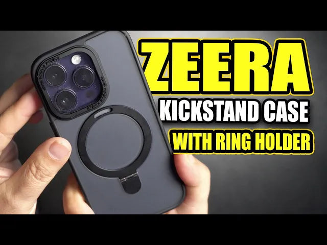 Zeera Magsafe Kickstand Case with Ring Holder Unboxing and Review